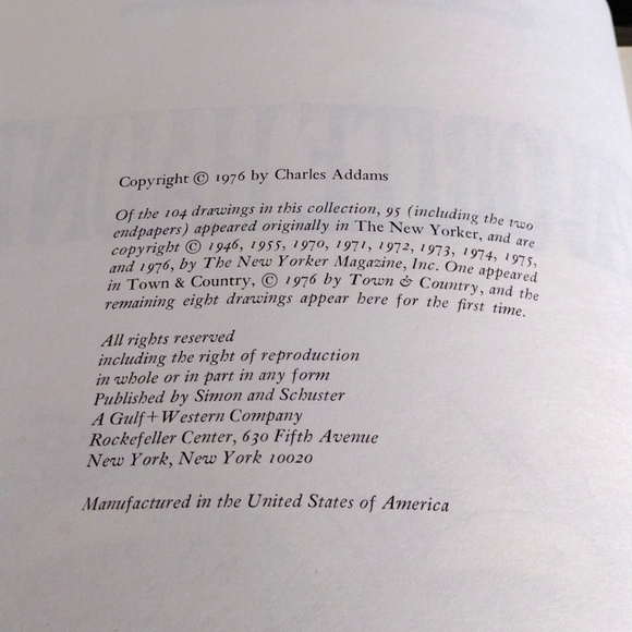 Charles Addams Favorite Haunts Hardcover 1976 - Picture 2 of 9